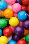 Multicolored bubble gum candy background