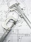 Engineering tools on technical drawing