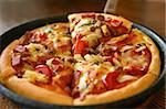 Pizza supreme  in pan
