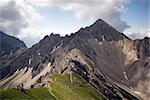 Austrian Alps - Looking from Seefelder Spitze, Austria. - Located in 2220-m-high.