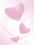 vector valentine background with heart