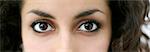 Eyes of a beautiful middle eastern girl