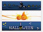 abstract halloween banner series set14