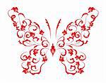 Butterfly silhouette for you design