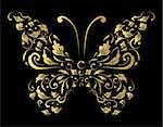 Butterfly silhouette for you design