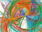 bursting abstract rainbow background design