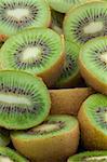 Food Kiwi Fruit slices. Close-up .