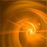 Abstract background. Yellow - orange palette. Raster fractal graphics.