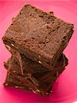 Stack Of Chocolate Brownies