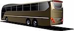 Tourist bus. Coach. Vector illustration