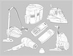 A Vector .eps 8 illustration of the household goods