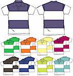 men and boy polo outline