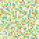 Vector Seamless Colorful Tiles Background.