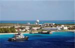 Luxury yacht anchored near Grand Turk