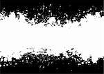 Schwarz und weiß Tinte beize Hintergrund mit Grunge-Effekt