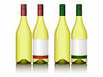 Illustration of wine bottles. Available in jpeg and eps8 formats.