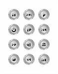 metal music buttons set 2