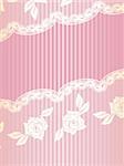 Sexy background with a French lace design. Graphics are grouped and in several layers for easy editing. The file can be scaled to any size.