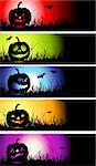 Halloween banners for your design