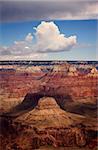 Large cumulus cloud formation above the Grand Canyon
