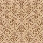 Seamless brown floral damask wallpaper. Available in vector format. Vector format is Adobe illustrator EPS file, compressed in a zip file. The document can be scaled to any size without loss of quality.