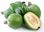 Feijoa on a white background