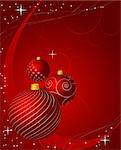 Christmas abstract background. Editable Adobe Illustrator 8 vector file.