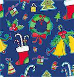 Christmas Seamless Pattern.