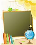 Back to school frame with space for your text