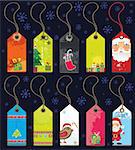 A collection of holiday gift tags with all sorts of great stuff