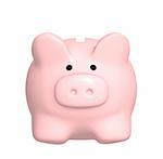 Piggy bank - isolated over white