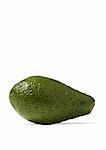 Close-up of avocado on white background