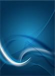 abstract blue business flyer / background for design