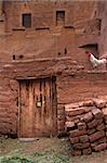 details of architecture of a moroccan casbah