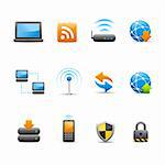 Professional icons for your website or presentation. -eps8 file format-