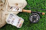 Fly fishing rod and accessories