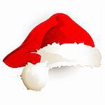 christmas hat, this  illustration may be useful  as designer work