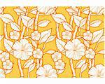 Seamless Floral Pattern with Blossom Flower