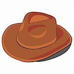 fully editable vector illustration old hat