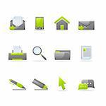 Set of 12 glossy web icons (see other in my portfolio).