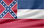 Large flag of Mississippi