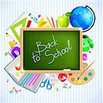 back to school vector background