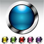 An image of a glossy button metallic set.