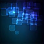 Dark Blue abstract glowing background EPS 10 vector file included