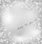 Silver background with sparkles star. Vector illustration