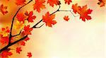 Abstract colorful autumn background. EPS 8 vector file included