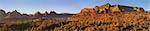 Panoramic view of Arizona Red Rocks near Sedona