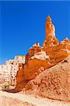 Unique rock formations in Bryce Canyon, Utah