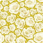 Vector white Rose seamless background