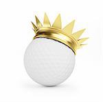 golf gold crown